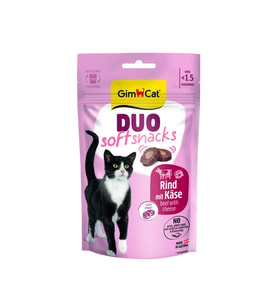 GimCat Duo Soft Snacks Beef with Cheese Kedi Ödülü 50 Gr