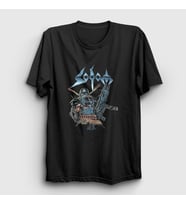 Presmono Unisex Siyah Soldier Sodom T-Shirt 388407tt