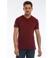 Slazenger Sargon Erkek T-Shirt Bordo
