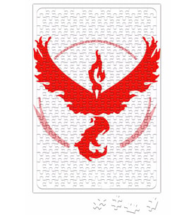 Pokemon go Team Mystic Puzzle 240 Parça Yapboz