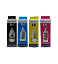 Epson T664 T6641-t6642-t6643-t6644 Ecotank L355 4 Renk Mürekkep Takımı