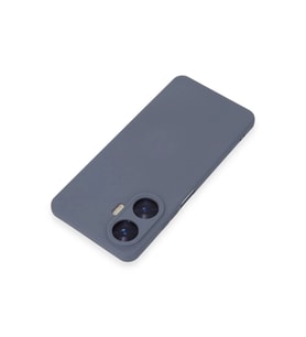 Durukar® Realme C55 Kılıf Nano içi Kadife Silikon - Gri
