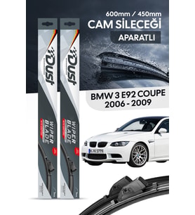 BMW 3 serisi(E92) coupe 2006-2009 Uyumlu Silecek Takımı 600MM/450MM S16