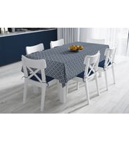 Adawall Home Mavi Geometrik Masa Örtüsü 160x220CM