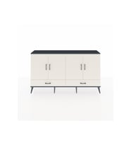 Arges Konsol 6 Raflı 2 Çekmeceli 4 Kapaklı 176x30x99 Antrasit-Aytaşı