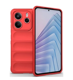 Redmi Note 14 4G Kılıf Optimum Silikon - Kırmızı