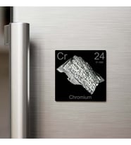 Chromium (Krom) Elementi – Buzdolap Magneti – 9x9 cm