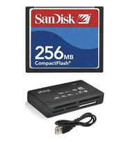 Sandisk 256 Mb Compact Flash Hafıza Kartı - Usb 2.0 Cf Kart Okuyucu