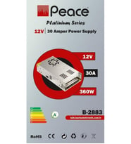 Peace B2883 12 Volt 30 Amper Adaptör (Gri)