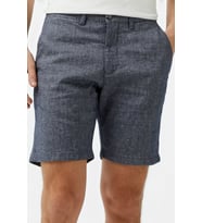 Lacoste Men's Slim Fit Bermuda Shorts Erkek Dar Kesim Keten Bermuda Şort Lacivert