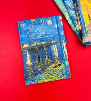 Van Gogh Tasarımlı A4 Defter BM-1210 (Krem)