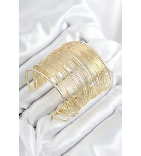 Pirinç Tel Sarma Model Gold Renk Kadın Bileklilk 5886 - SSSSSS9175-9833