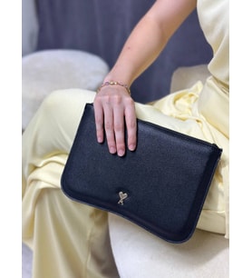 Kadın AA+ Kalite Clutch Çanta (Siyah)