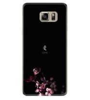 Samsung Galaxy S7 Edge Kılıf Silikon Desen Boyun Askılı Love 1629