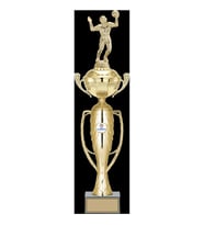 ODAK KUPA - Figürlü Kupalar - Voleybol Erkek Figürlü Kupalar FG-072 A - 55 cm