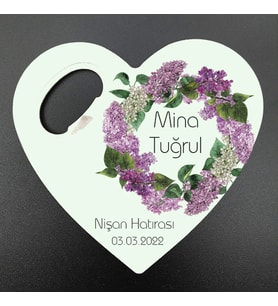 Nikah, Nişan, Kına, Söz, Sünnet, Doğum, Mezuniyet Hatırası Kalp Açacak Magnet MG Atölye