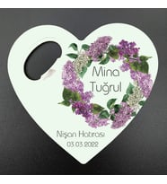 Nikah, Nişan, Kına, Söz, Sünnet, Doğum, Mezuniyet Hatırası Kalp Açacak Magnet MG Atölye