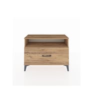 Arges Şifonyer Tek Raflı Tek Çekmeceli 88x30x64 Çam-Çam