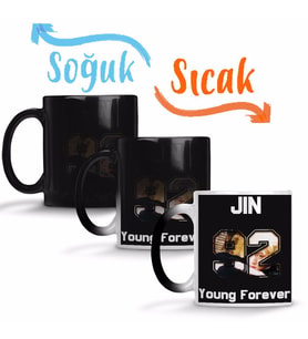 Bts Young Forever Jin Sihirli Kupa Bardak Porselen