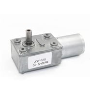 JGY370 DC 12V 10 Rpm Redüktörlü DC Motor 2 Yönde Dönme L Tip 15kg.cm Yüksek Tork Metal Dişli