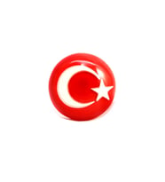 Türk Bayrağı Kaliteli Etiket Panjur Arması 3 Boyutlu Vidalı Arma (459478390)