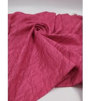 DESENLİ KETEN KUMAŞ (Pembe)