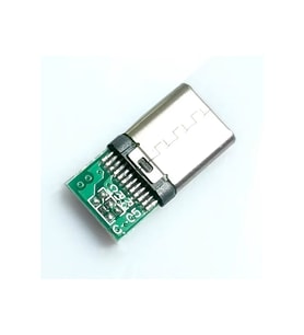 Erkek Type C to Dip Soket 4 Pin USB 3.1 Smd Lehimlenebilir Padler Konnektör Telefon Şarj Board Usb K