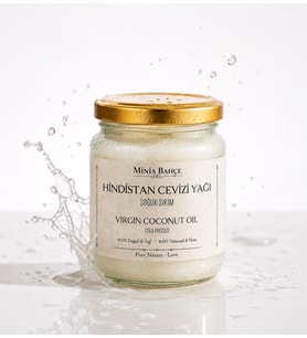 Soğuk Sıkım Hindistan Cevizi Yağı %100 Doğal & Saf 150 Gr