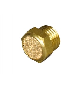 Sinter Bronz Susturucu Kısa Tip 3/4
