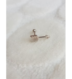 Tragus Küpe Piercing Çelik