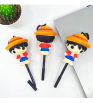 Squishy Jel Mürekkep Kalem Sevimli One Piece Luffy