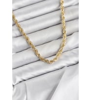 CM Burgu Model Gold Renk Pirinç 60 cm Kadın Kolye