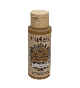 Cadence Style Matt Fabric Kumaş Boyası F-648 Terracotta 