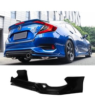 Honda Civic Fc5 Turbo Arka Ek Difüzör Siyah Plastik 2016 2017 2018 2019 Arka-difizör-bodykit-ek