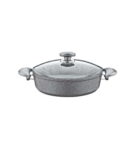 Oms Granit 30X8,5 Cm Karnıyarık Tencere 3310 Gri