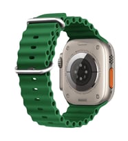 Microsonic Apple Watch Series 7 41mm Kordon Ocean Band Yeşil