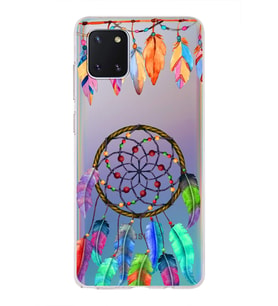 PrintiFy Galaxy Note 10 Lite ile Uyumlu 1mm Slim Fit Nazar Boncuğu 6 Baskılı Şeffaf  Kılıf