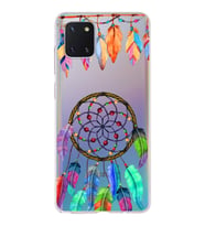 PrintiFy Galaxy Note 10 Lite ile Uyumlu 1mm Slim Fit Nazar Boncuğu 6 Baskılı Şeffaf  Kılıf