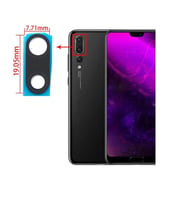 Huawei Uyumlu P20 PRO Arka Kamera Camı Lens Yapışkanlı