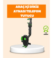 Araç İçi Dikiz Aynası Telefon Tutucu Katlanabilir Ve Çok Fonksiyonlu