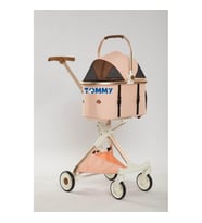 Tommy Evcil Hayvan Arabası Gold Pembe 83*48.5* 110cm Max 10kg