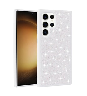 Galaxy S22 Ultra Kılıf Parlak Taşlı Tasarım Zore Pırlanta Kapak