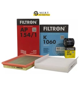Nissan Primera 1.6 Benzinli Filtron Filtre Bakım Seti 2003-2007 (491516322)
