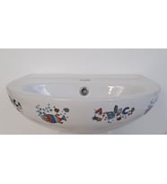 36X45 OVAL LAVABO DEKORLU TURAVİT