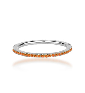EMILIANO JEWELLERY SİLVER 925 AYAR ZİRKON TAŞLI YÜZÜK (Gümüş)