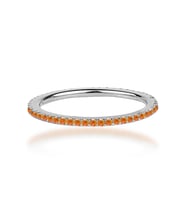 EMILIANO JEWELLERY SİLVER 925 AYAR ZİRKON TAŞLI YÜZÜK (Gümüş)