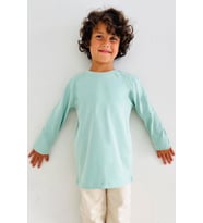 Breeze Erkek Çocuk Uzun Kollu Tişört Basic 5-14 Yaş, Mint Yeşili