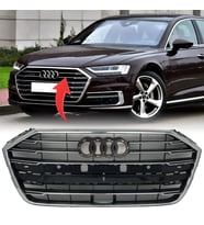 Audi A8 Ön Panjur Kromlu Radarsız S Line 2018-2022 4N0853651J RN4