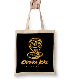 Cobra Kai Material Bez Çanta Uzun Saplı