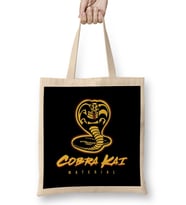Cobra Kai Material Bez Çanta Uzun Saplı